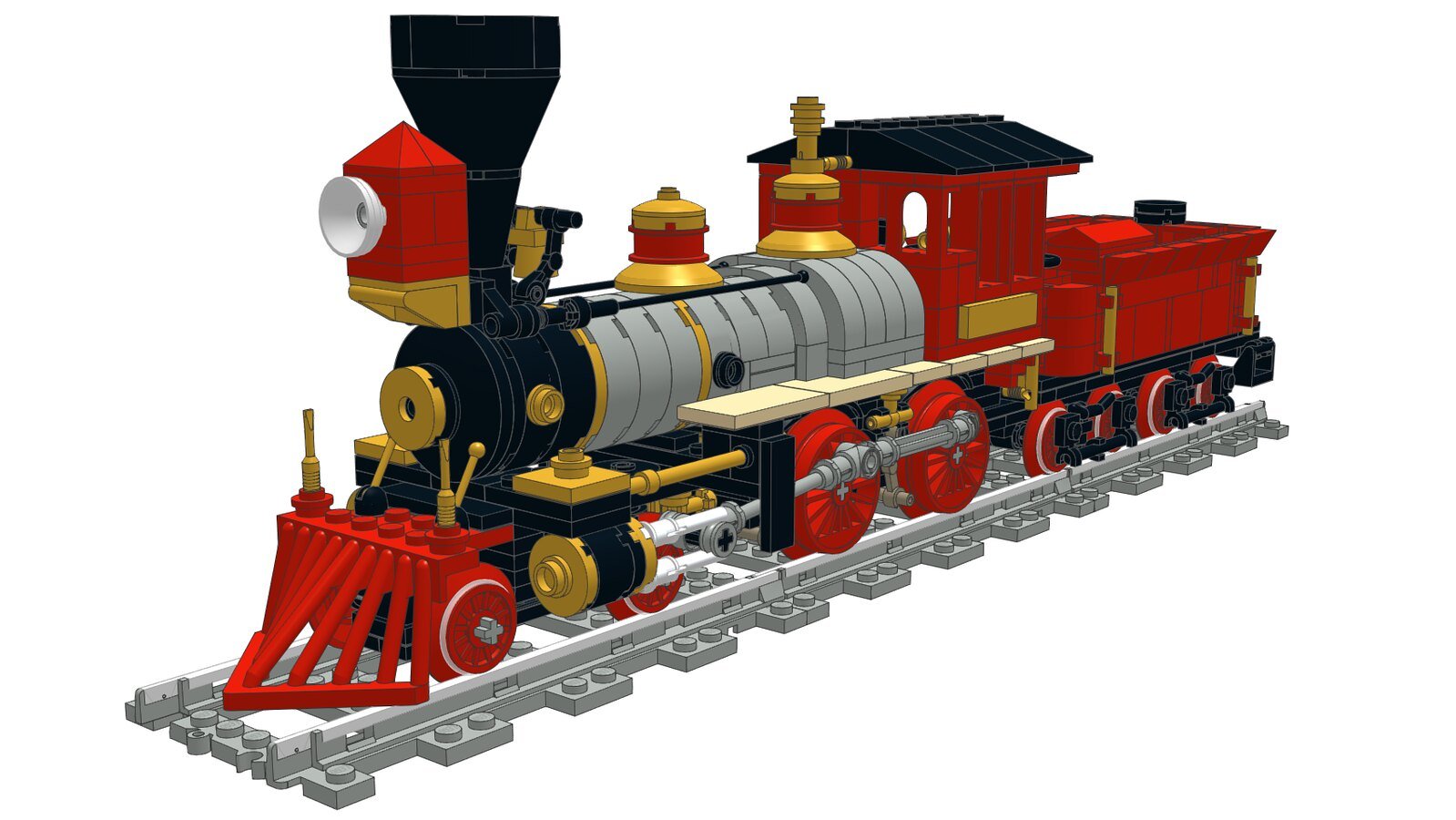 Classic Steam Locomotive Building Set