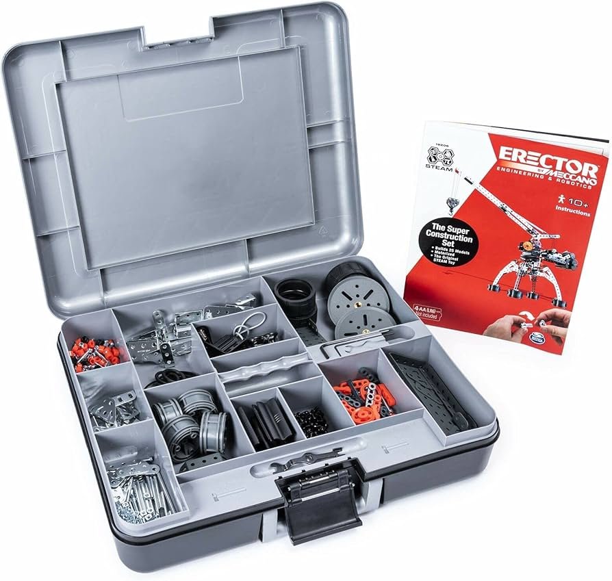 Erector by Meccano Super Construction Set