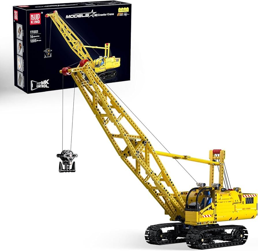 Heavy-Duty Construction Crane Building Kit